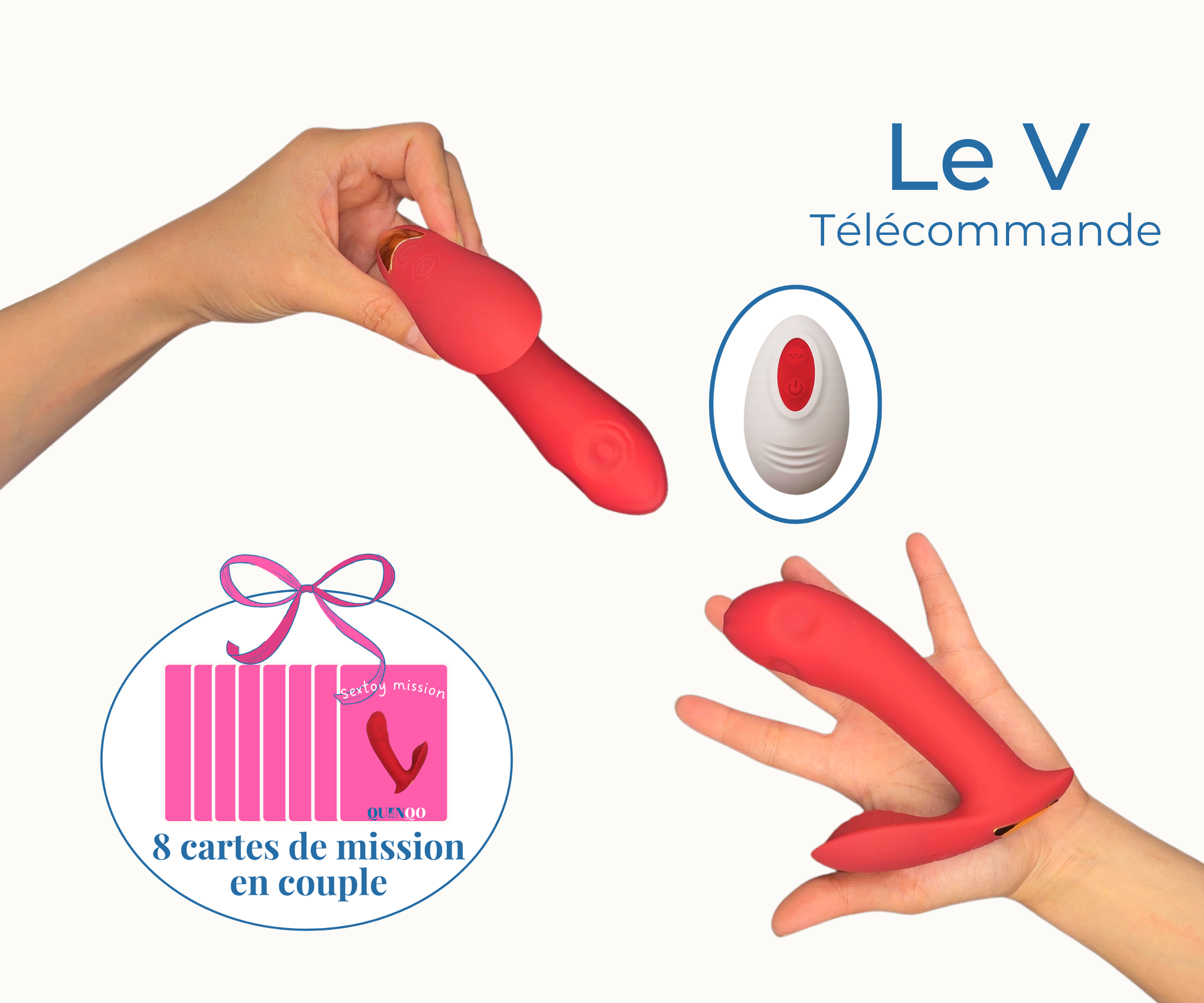 Le V - sextoy couple Quinqo