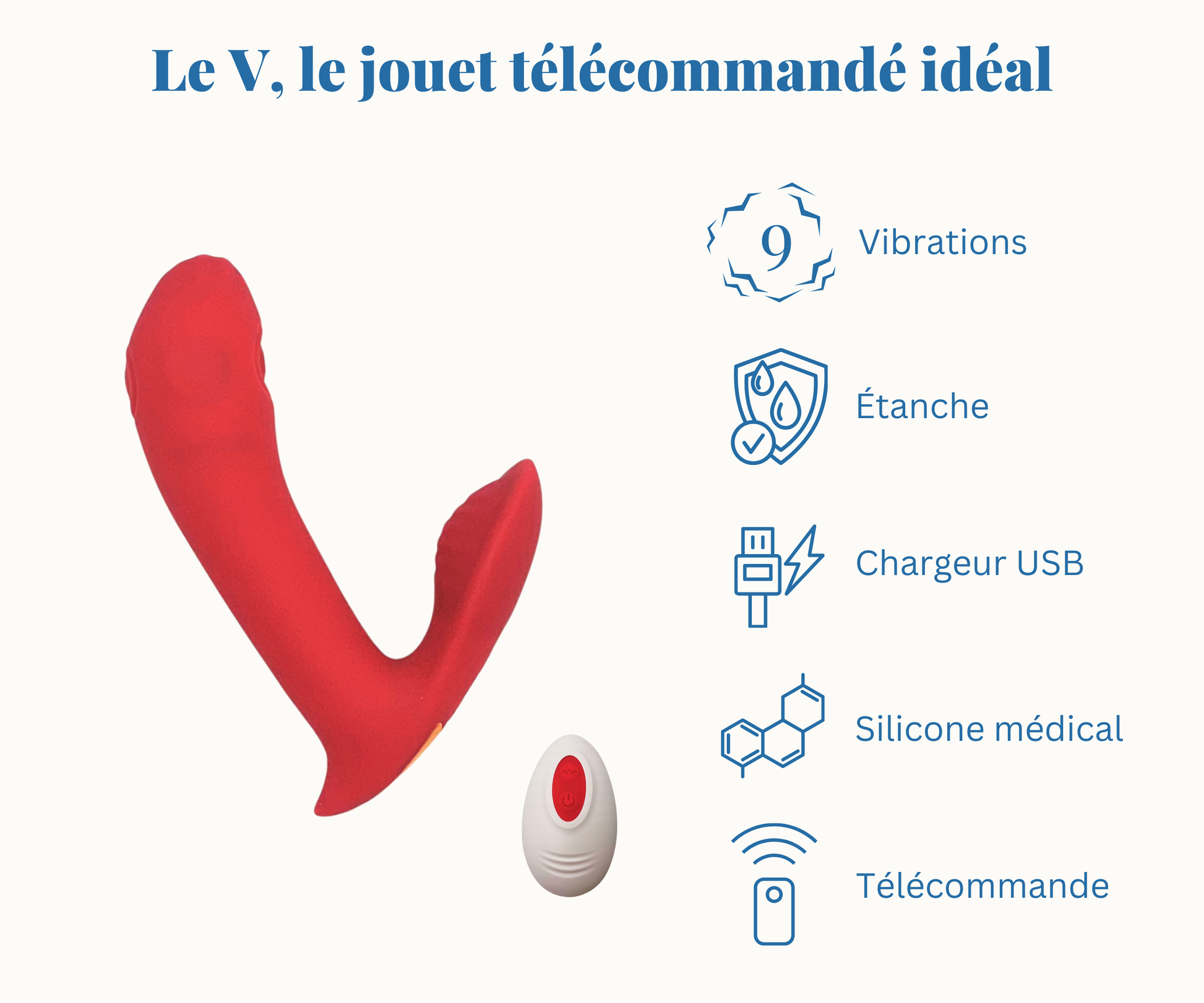 Le V 2 - sextoy couple Quinqo
